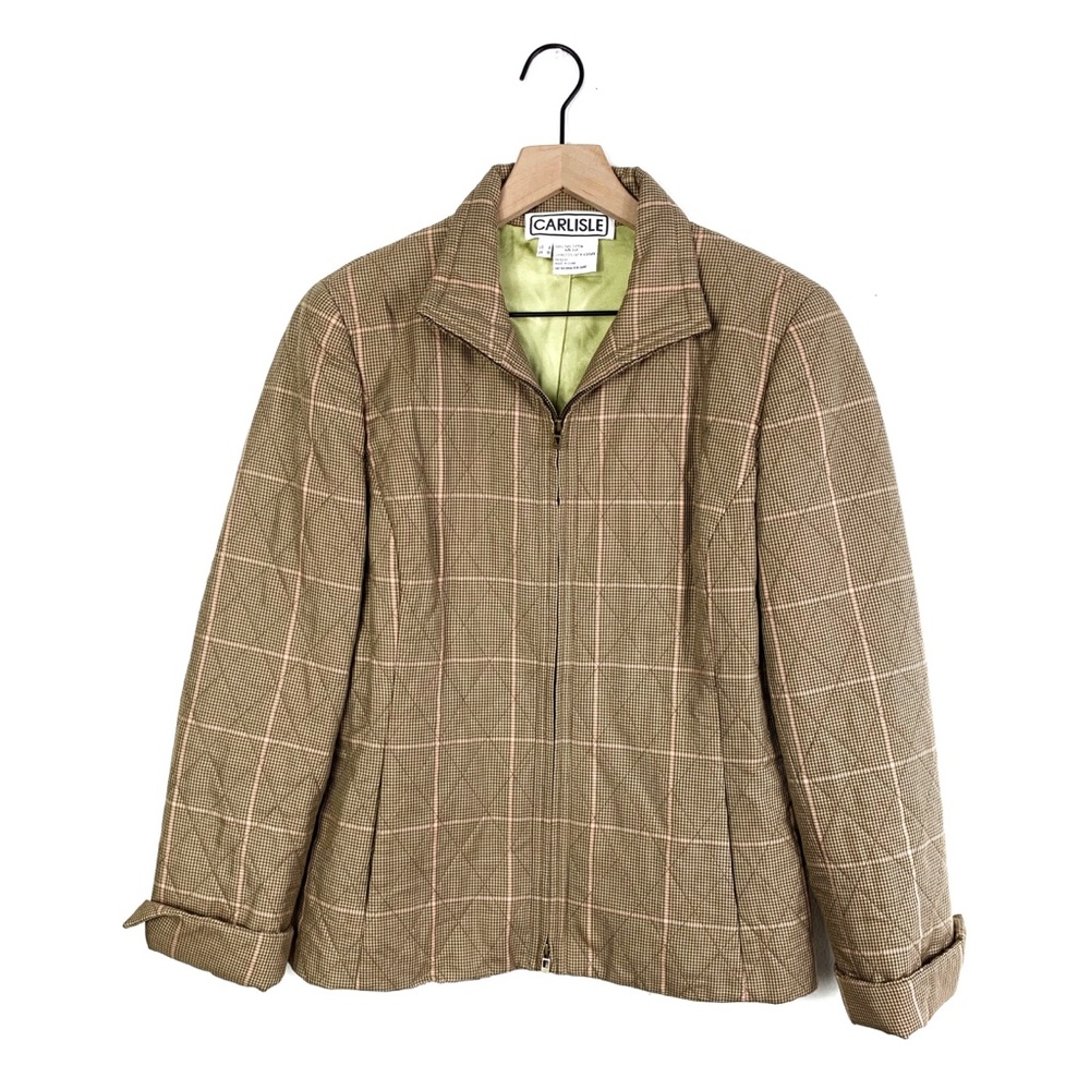 Carlisle Plaid Zip Jacket
